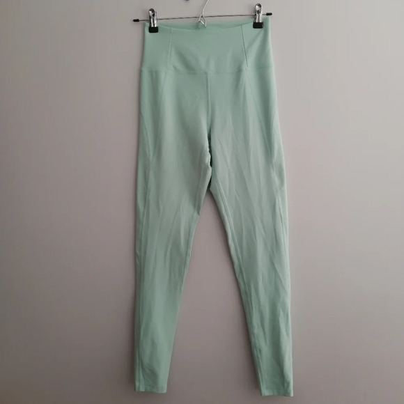 Girlfriend Collective Compressive High Rise  Leggings 28" in Mint Green Small - Picture 2 of 16